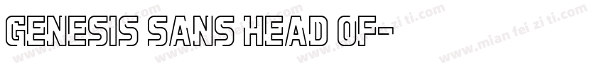 Genesis Sans Head Of字体转换